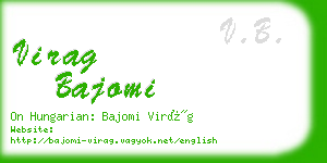 virag bajomi business card